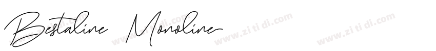 Bestaline Monoline字体转换